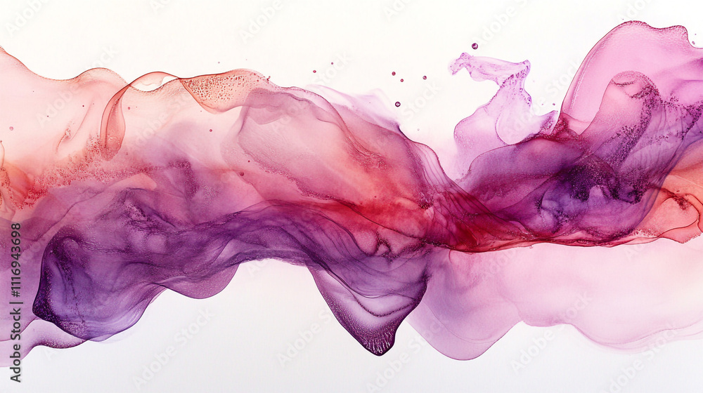 Poster colorful abstract swirl blending soft hues in a dynamic flow across the canvas