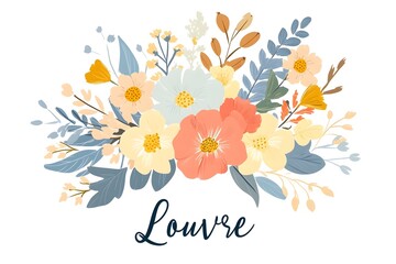 Watercolor Flower, Painting on canvas, Illustration Retro set with different daisy flowers. Colorful vector illustration isolated on white background in vintage style flower, watercolor, vector, pink,