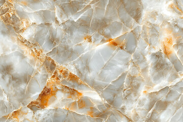 Fototapeta premium Abstract beige and white marble texture background.