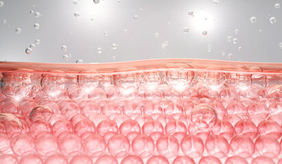 serum and vitamin through the skin layer for repair wrinkles skin.