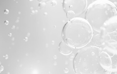 3D Skin Serum and Vitamin illustration isolated on gray background. concept skin care cosmetics solution. 3d rendering. 