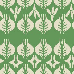 green abstract nature Nature-Inspired Pattern Design  with Abstract Elements