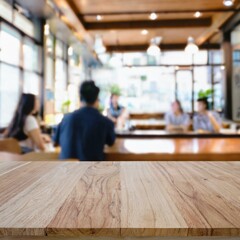 person in restaurant