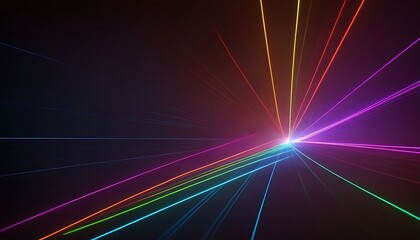 3D blue pink abstract modern neon arrow. Speed and technology futuristic concept. Glowing lines, 