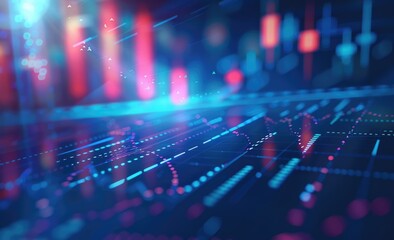 Obraz premium Abstract Digital Data Representation