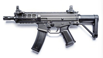 rifle isolated on white