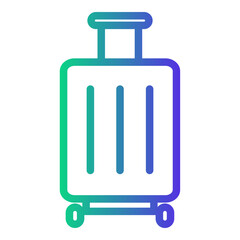 baggage Line Gradient Icon