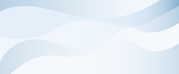 Abstract white and light blue wave modern soft luxury texture with smooth background