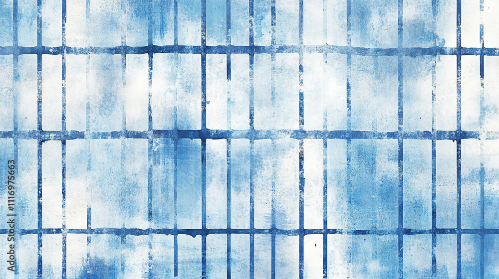Poster blue abstract texture with grid pattern creating a soothing visual effect