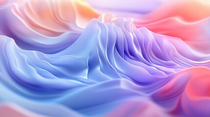 Obraz premium Abstract pastel wave background with soft, flowing colors and texture.