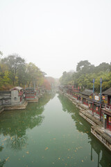 Obraz premium Scenery of Suzhou Street, Summer Palace, Beijing.
