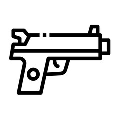 gun Line Icon