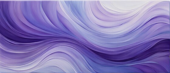 Fototapeta premium Abstract Fluid Waves in Shades of Purple with Smooth Flowing Patterns and Textures
