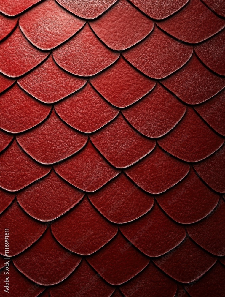 Poster a stunning close-up of red, textured scales, showcasing their intricate patterns. the rich color and