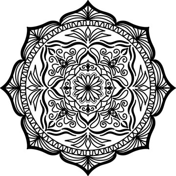 A Design That Has A Design That Says Mandalas On It