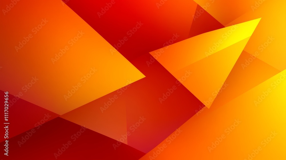 Poster abstract geometric pattern with triangles and vibrant colors background for design modern futuristic