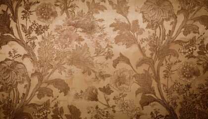 빈티지 패턴 벽지 올드한 감성이 느껴지는 세피아 톤의 꽃무늬 패턴 벽지