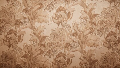 빈티지 패턴 벽지 올드한 감성이 느껴지는 세피아 톤의 꽃무늬 패턴 벽지