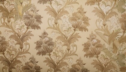 빈티지 패턴 벽지 올드한 감성이 느껴지는 세피아 톤의 꽃무늬 패턴 벽지