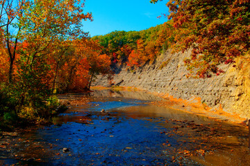 Rocky River in Autumn, Cleveland, Ohio