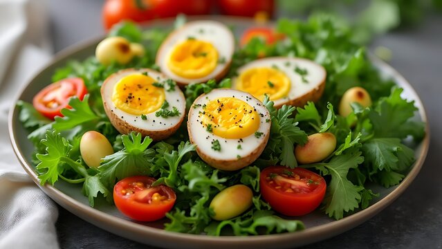 verenda with green salad