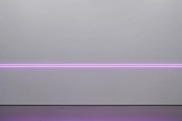 Fototapeta premium Elegant Purple Line on Minimalist Background Design
