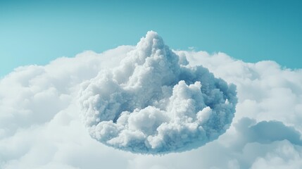 Majestic cloud formation above a serene landscape nature photography aerial view dreamy atmosphere