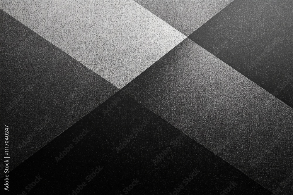 Poster black white geometric pattern abstract background with triangles and texture