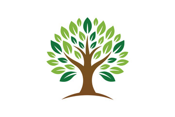 Naklejka premium Growing Tree Logo Template Design 