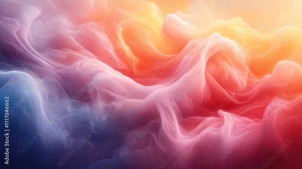Poster soft pastel color gradient abstract background for minimalistic design and dreamy atmosphere