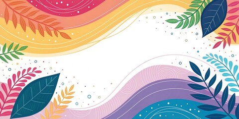 Fototapeta premium Colorful Gradient Pattern with Abstract Shapes, gradient pattern, colorful background, minimalist style, artistic designs