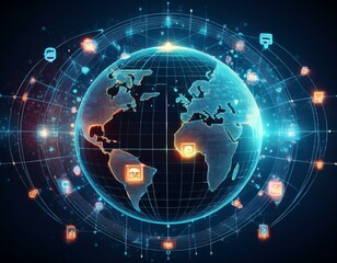 Global Data Sharing: The Abstract Globe in Motion
