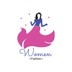 Modern women's clothing store logo
