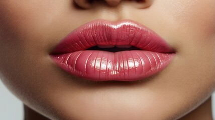 Fototapeta premium close up lips