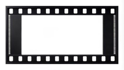 Obraz premium 35mm black film frame mattes for use in film photography or design projects, 35mm, black film, frame, mattes, photography