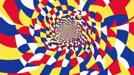 Perceptual Playground: Abstract Patterns and Optical Illusions Background