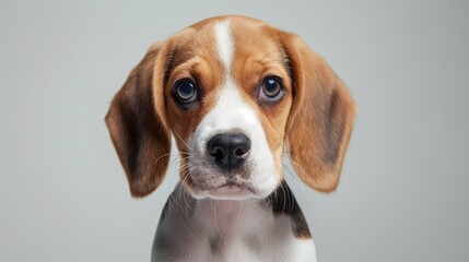 nice isolated picture of beagle dog