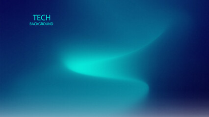 Lines Motion. Abstract background. Green Blue Colour Gradient. Monitor display tech wallpaper. Glowing and reflect neon light. Future technology.