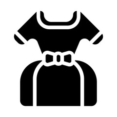 Baby Dress Solid Icon