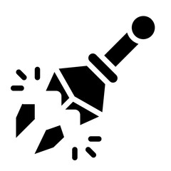 Broken Kunai Solid Icon