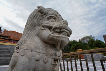 Lion at Xumi Lingjing Site, Summer Palace, Beijing