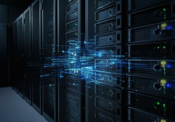 Businessman protecting personal data by Lock icon of cyber security Cybersecurity and privacy concepts to protect data and encryption, secure internet network security technology