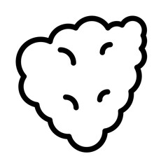 Crispy Fried Chicken Line Icon