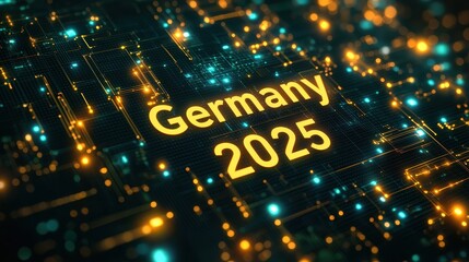 Sleek Digital Artwork - Germany's Participation at COP26 (2025)