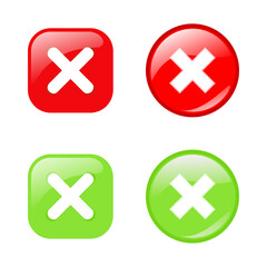 Obraz premium Check mark icon set with editable strokes. Accepted, rejected, approved, disapproved, right, wrong, correct, false, true, done symbols.