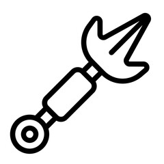 Kunai Line Icon