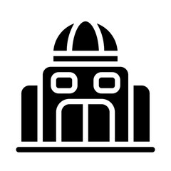 Planetarium Solid Icon