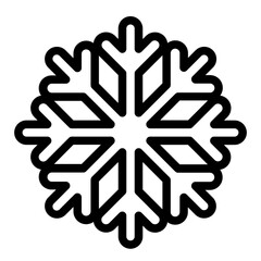 Snowflake Line Icon
