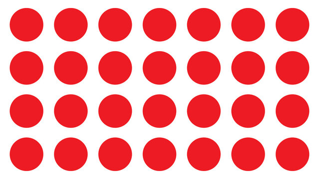 red dot grid pattern 