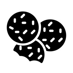 Sugar Cookies Solid Icon